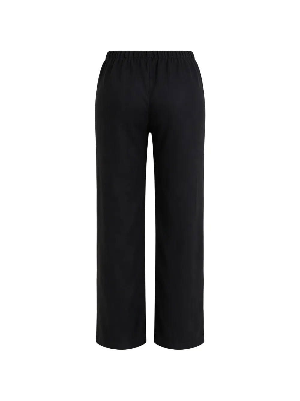 Reformation Olina linnen broek met trekkoord Zwart