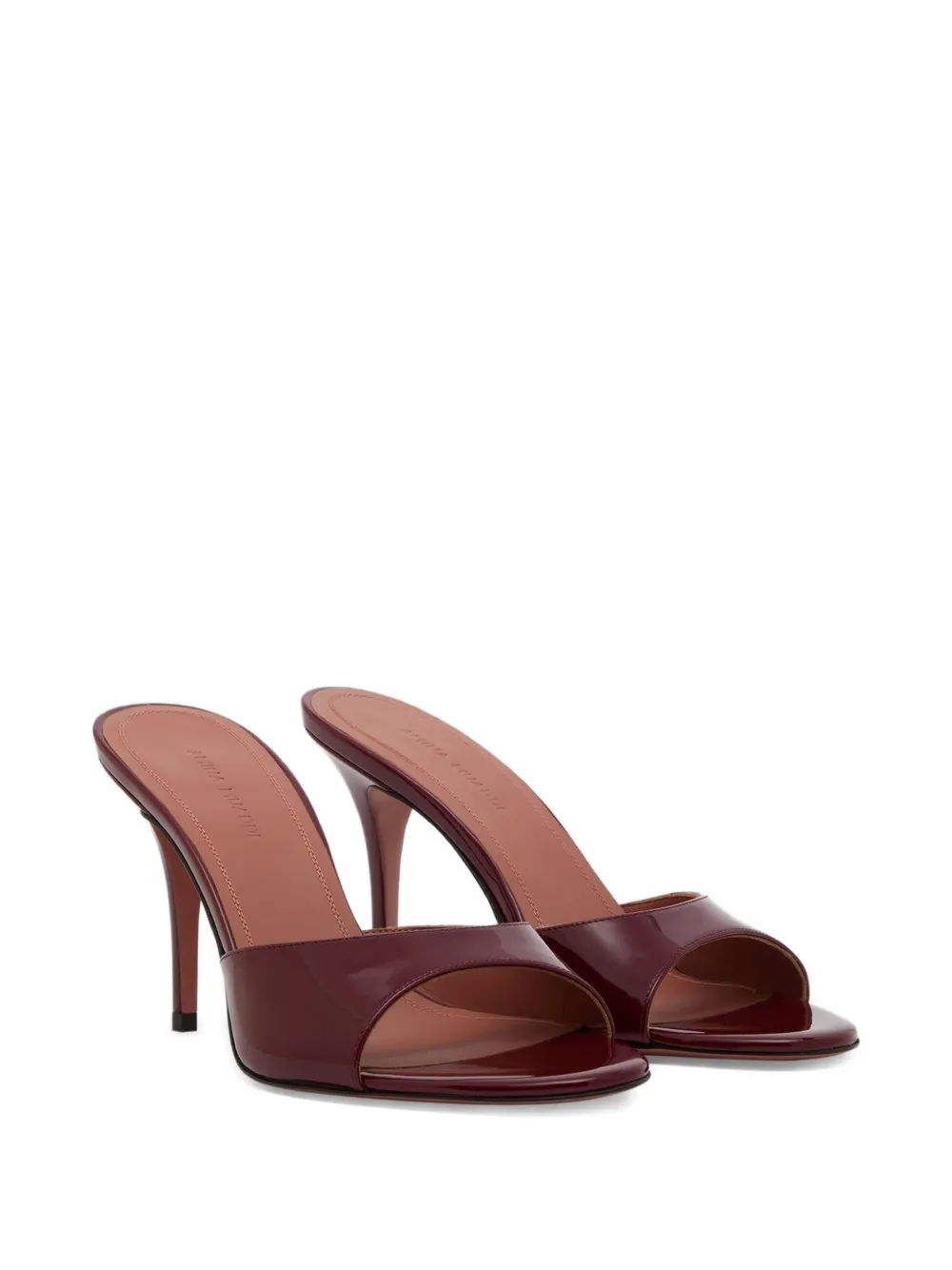 Amina Muaddi Elodie sandalen Rood