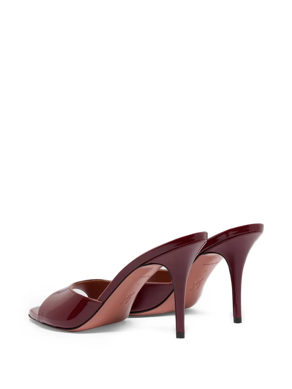 Amina Muaddi Elodie sandalen Rood