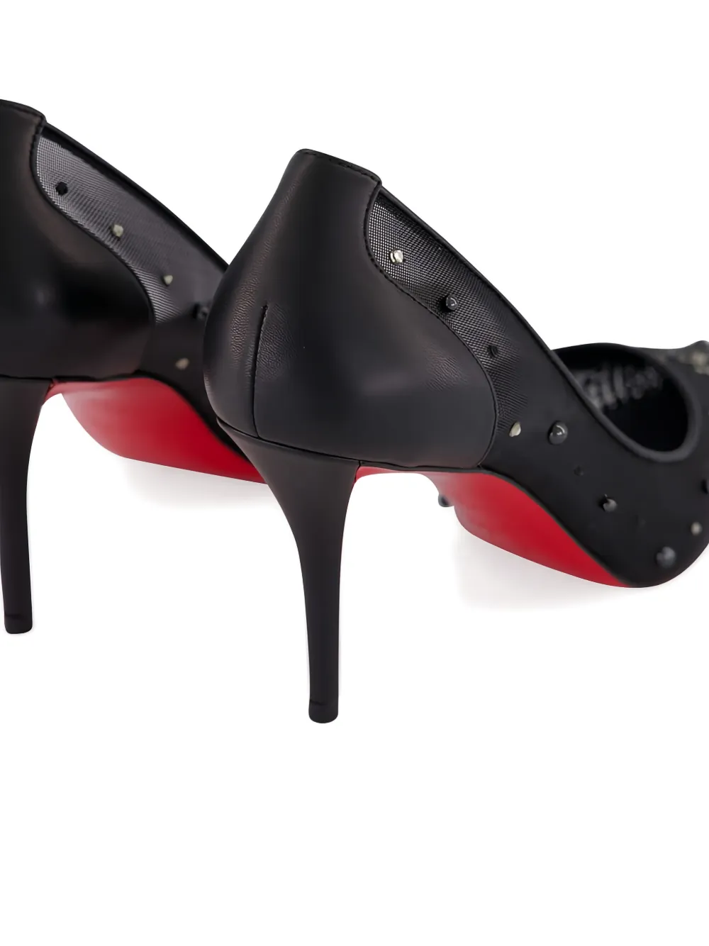 Christian Louboutin Miss Z Degrastrass Perla 80 Pumps | Black