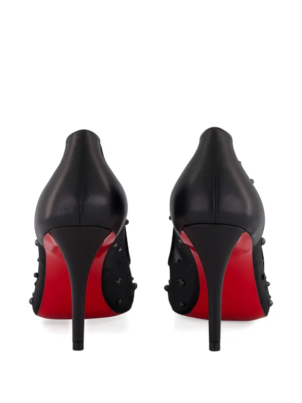 Christian Louboutin Miss Z Degrastrass Perla 80 Pumps | Black