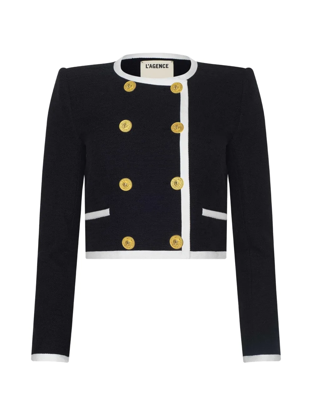 L'Agence Mazikeen double-breasted jacket - Nero