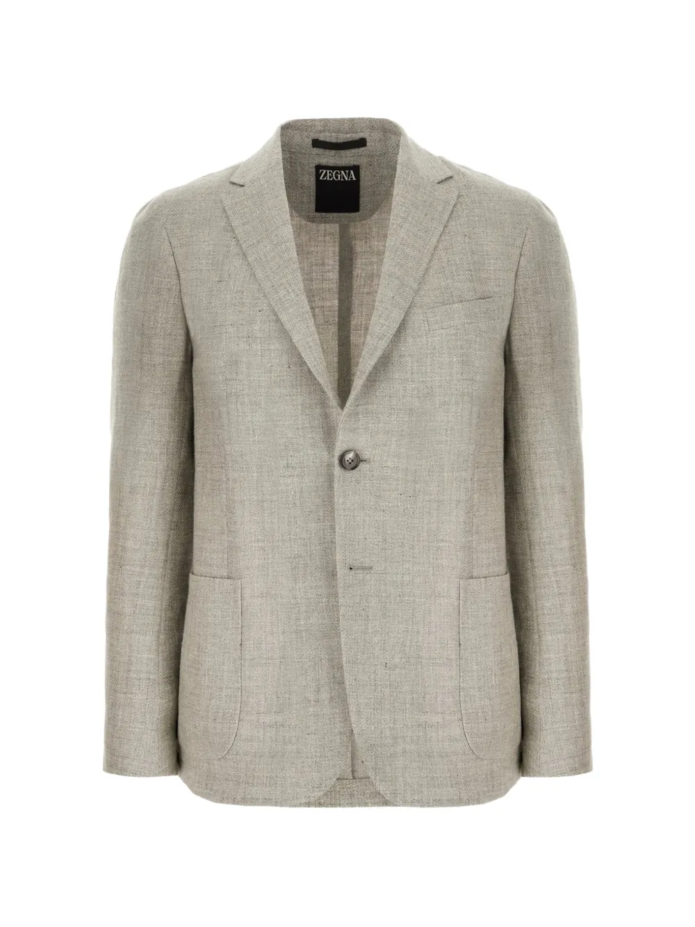Zegna single-breasted blazer - Toni neutri
