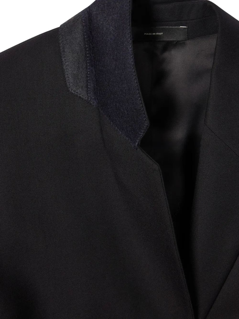  Paul Smith Contrast Collar Blazer - Black 