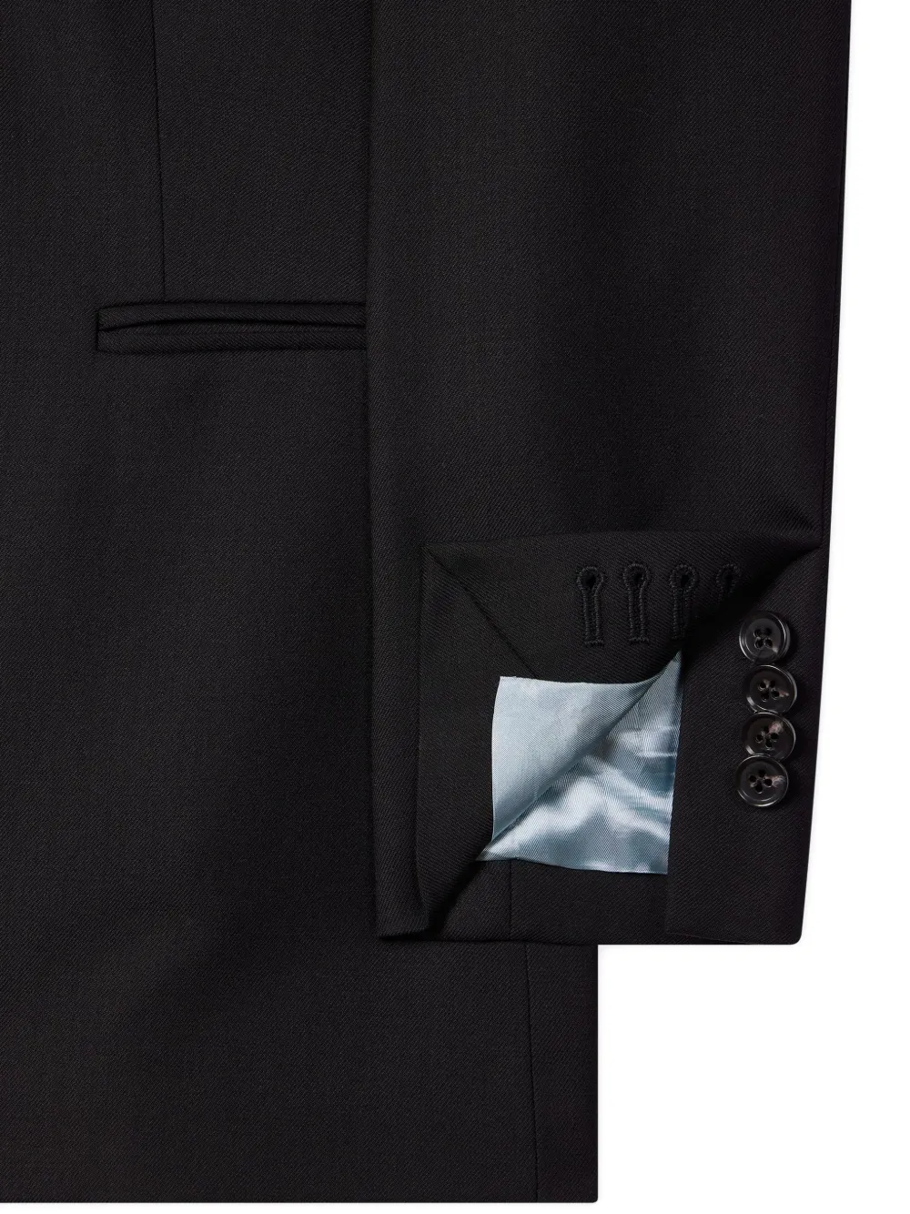 Paul Smith Blazer met contrasterende kraag Zwart