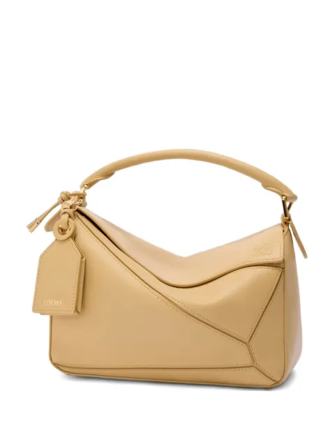 small handle nappa leather tote bag