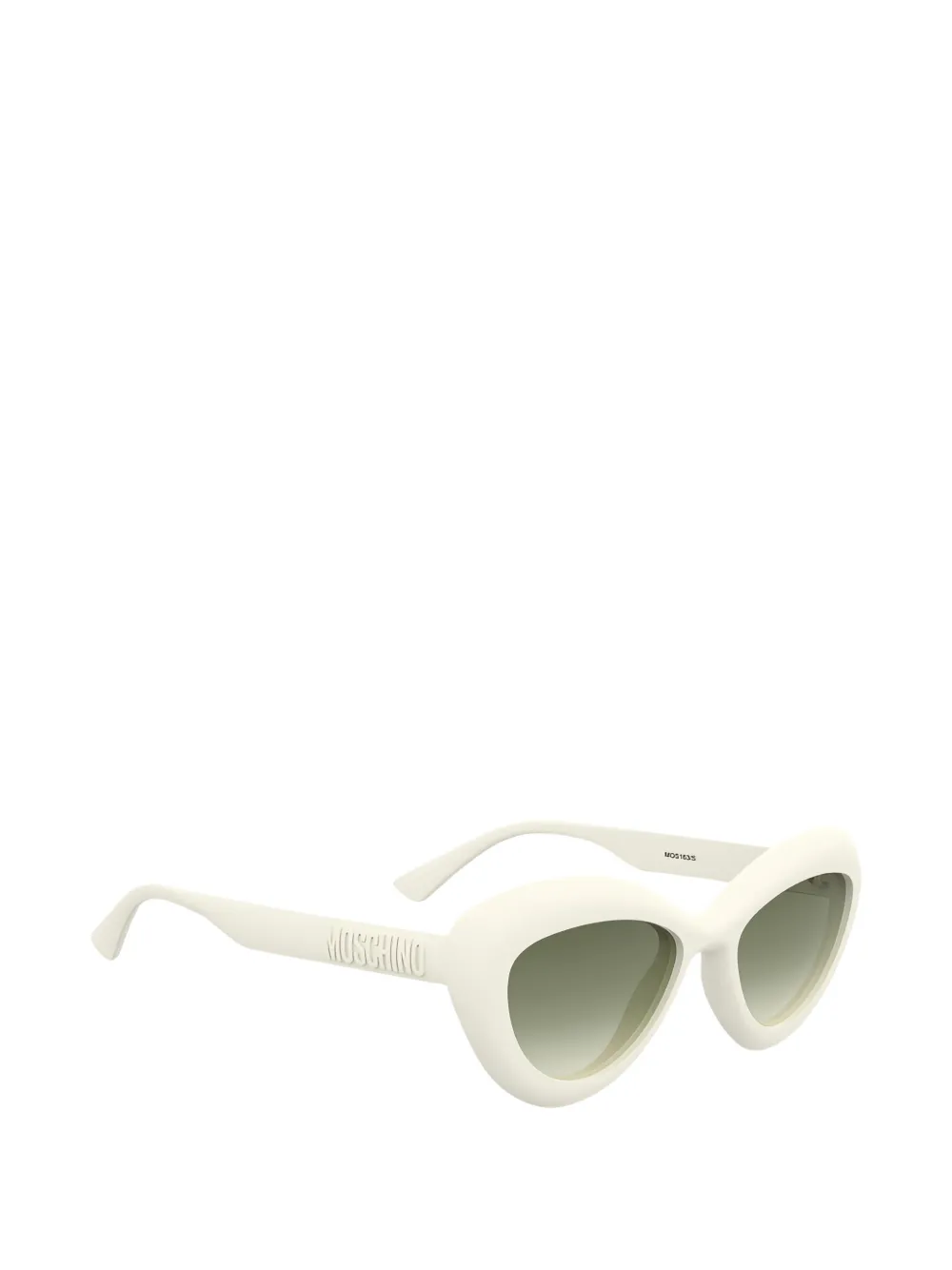 Moschino Eyewear Zonnebril met cat-eye montuur Beige