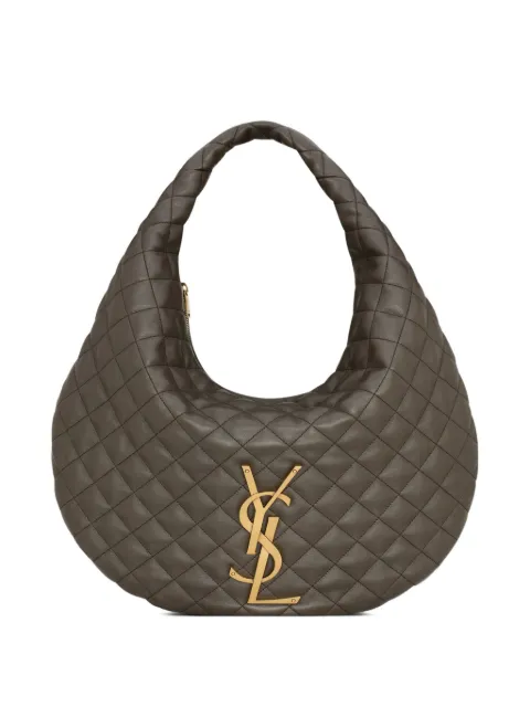 Saint Laurent bolsa de hombro Icare con logo capitonado