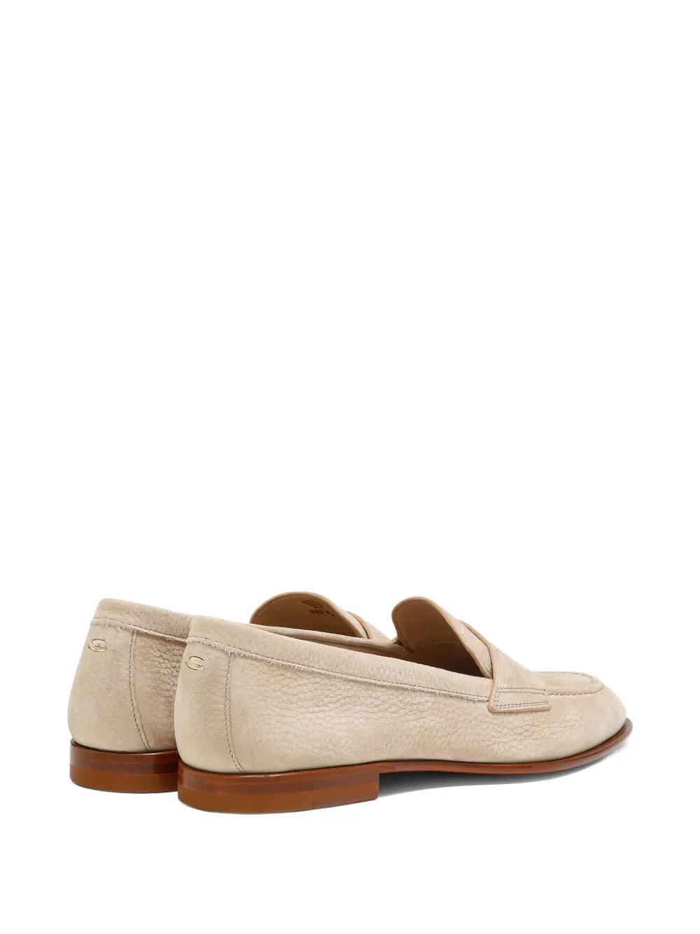 Santoni Loafers met ronde neus Beige