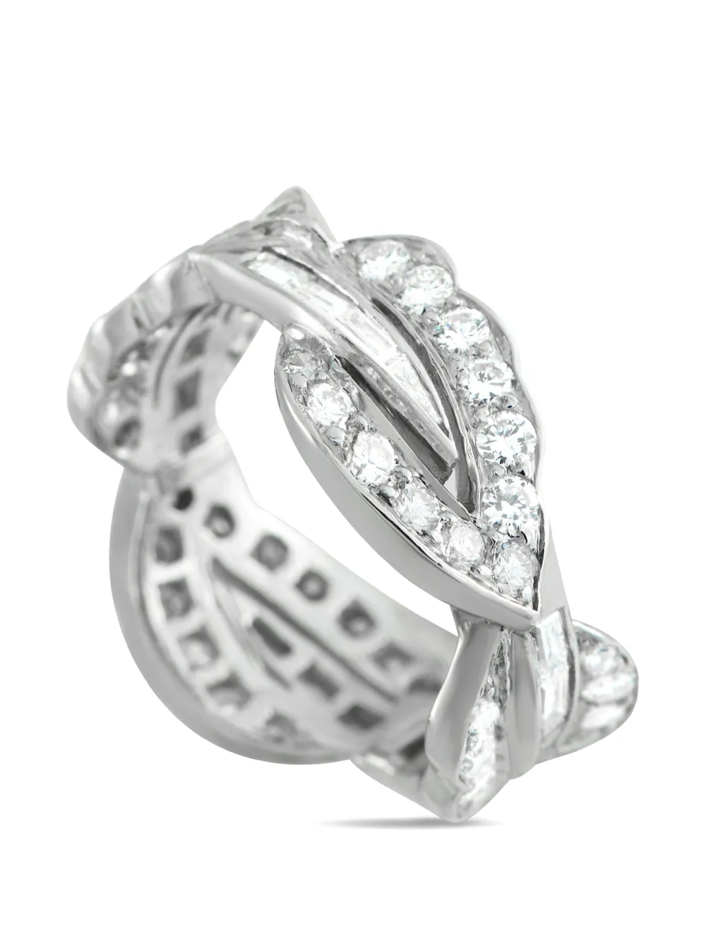 LB Exclusive 18K white gold diamond ring - Argento