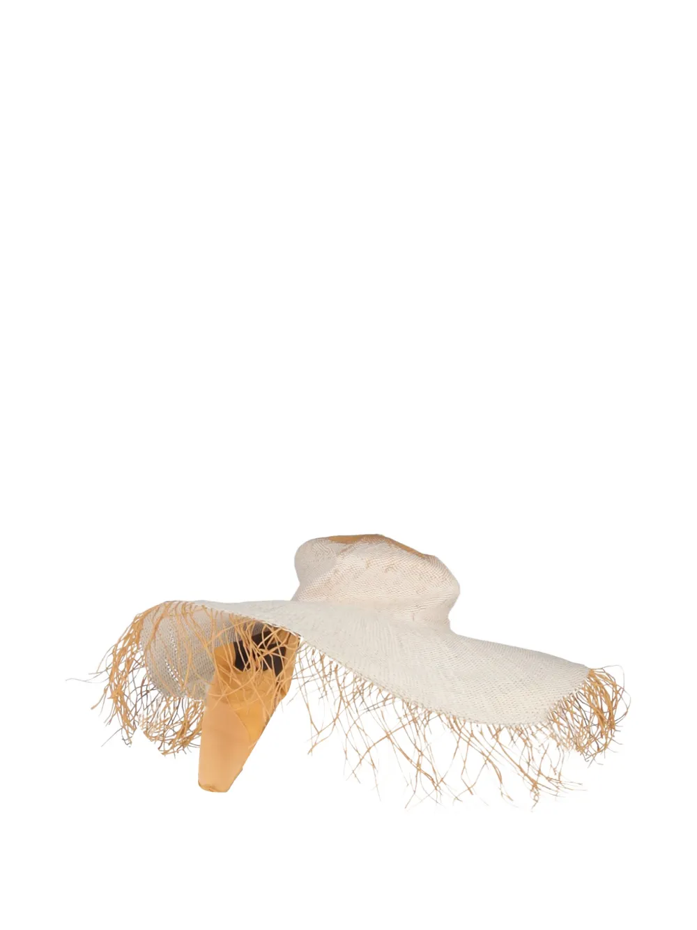 Jacquemus Pre-Owned raffia hat - Toni neutri