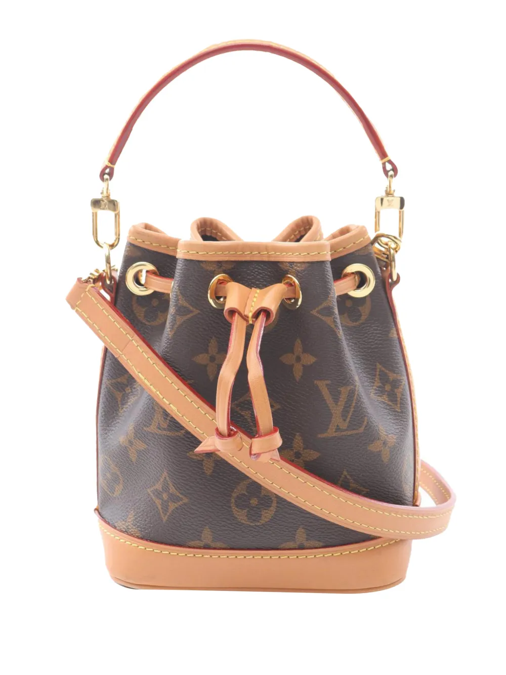 Louis Vuitton Pre-Owned 2021-2026 Monogram Nano Noe bucket bag - Marrone