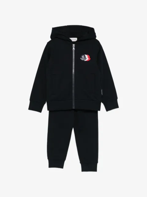 Moncler Enfant hooded logo-detail tracksuit