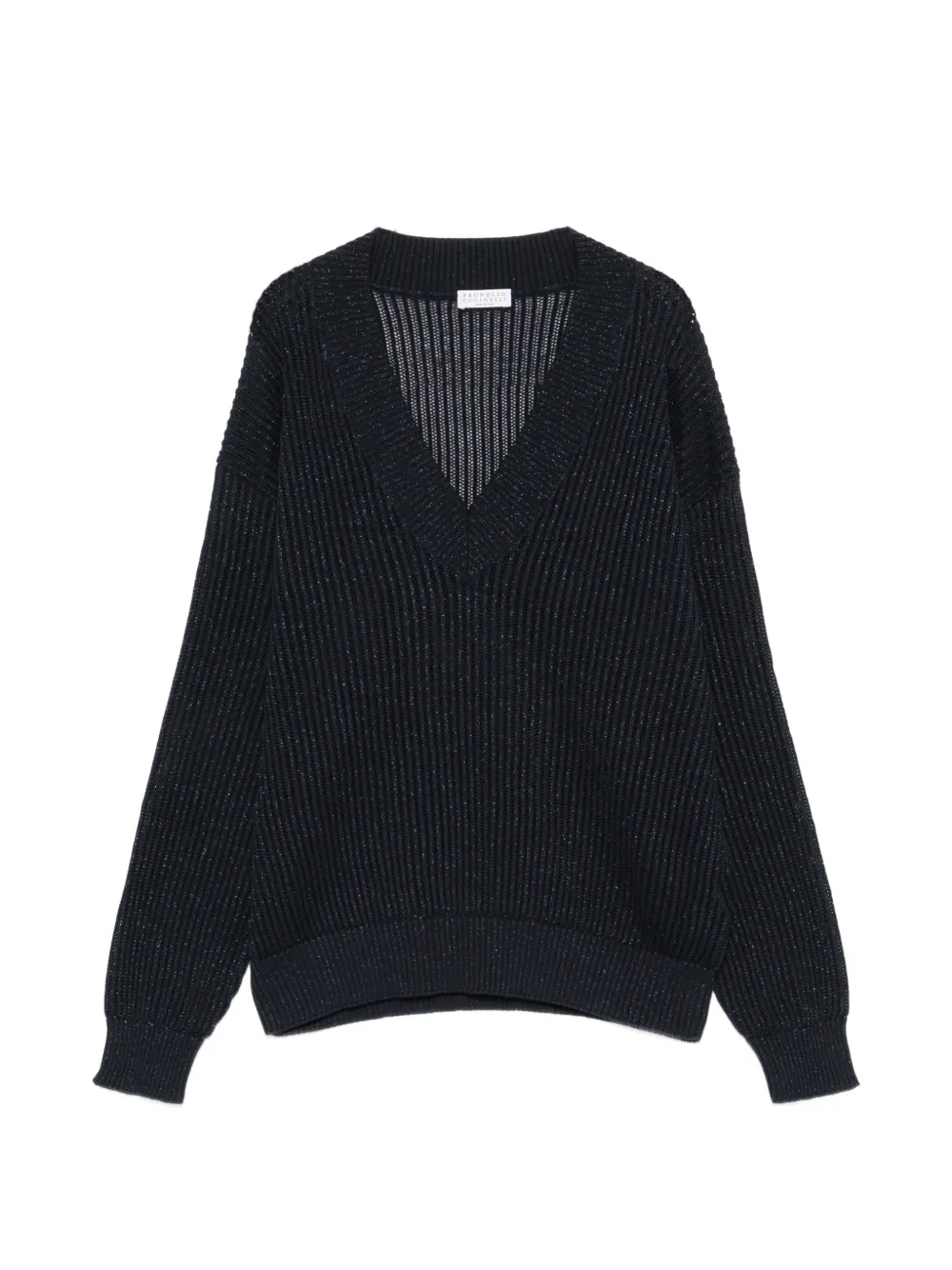 Brunello Cucinelli V-neck sweater - Blu