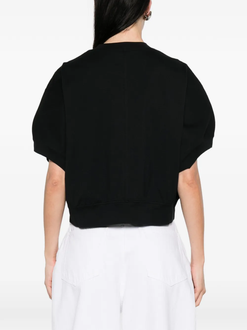 Brunello Cucinelli Top met ronde hals Zwart