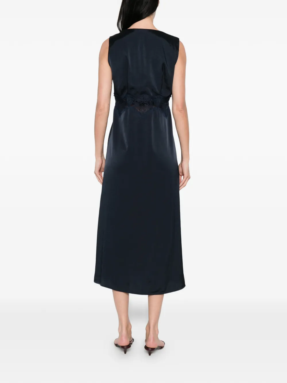 P.A.R.O.S.H. Jurk van kant Blauw