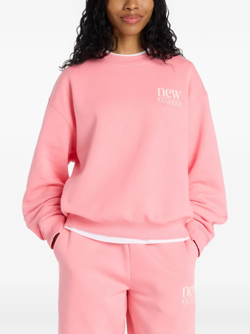 New Balance crew neck sweatshirt - Rosa