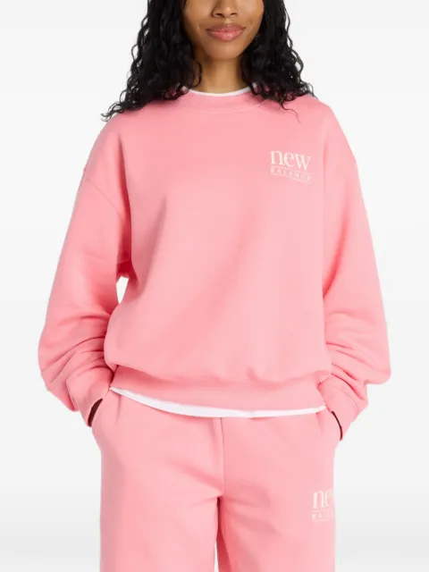 New Balance sudadera con cuello redondo