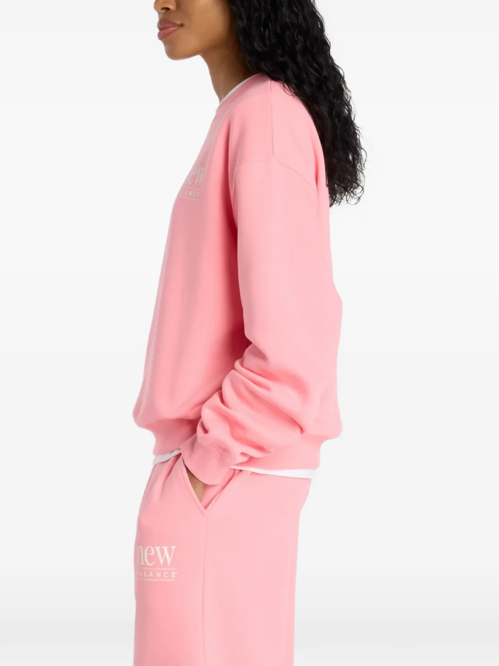 New Balance Sweater met ronde hals Roze