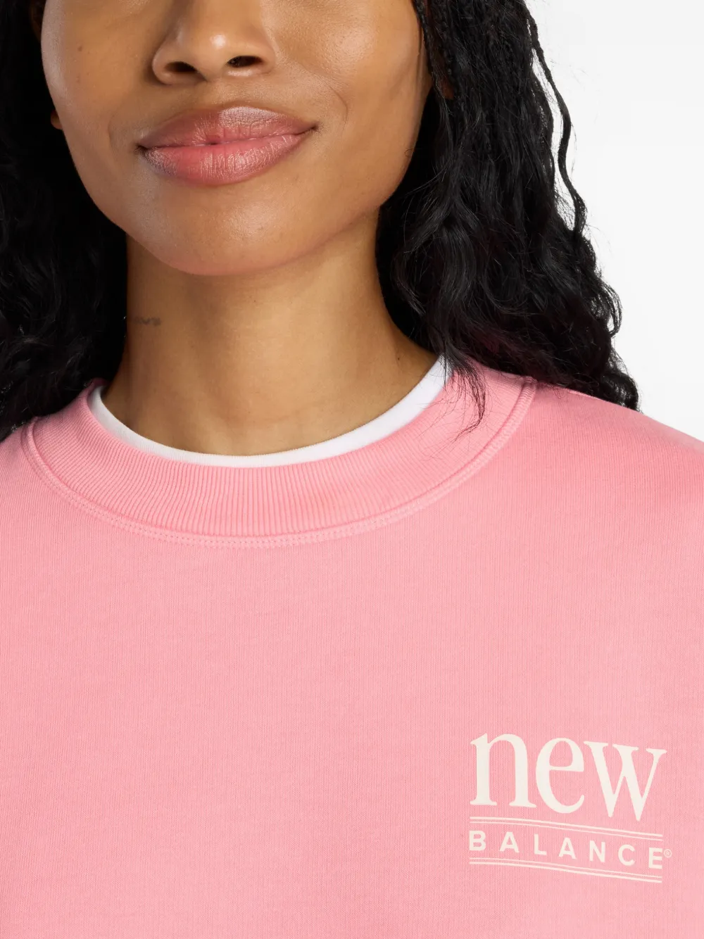 New Balance Sweater met ronde hals Roze