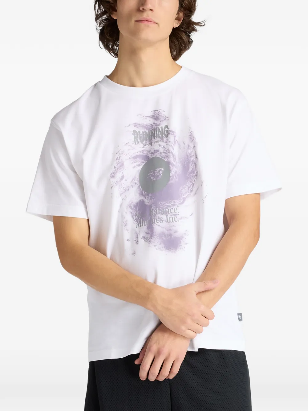 New Balance vortex graphic T-shirt - Bianco
