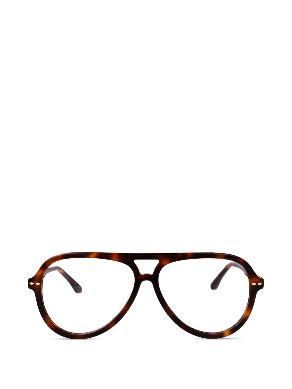 Isabel Marant Eyewear browline glasses - Marrone