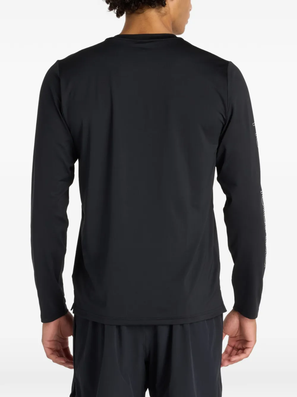 New Balance Reflecterend T-shirt met lange mouwen Zwart