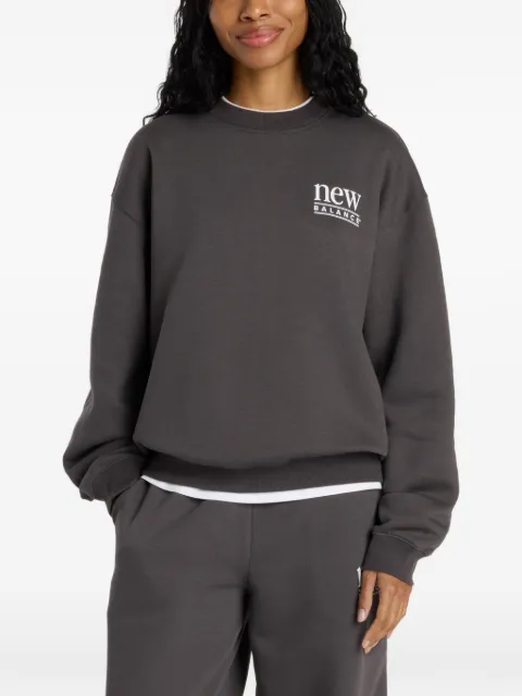New Balance sudadera con detalle del logo y cuello redondo
