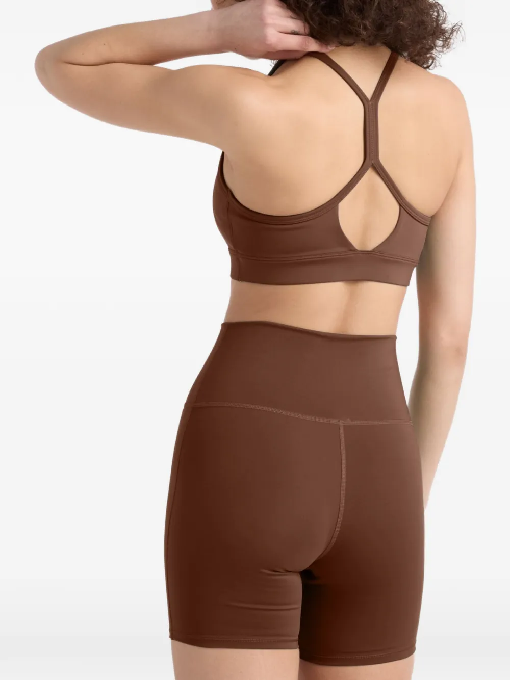 New Balance Yoga-bh met logoprint Bruin