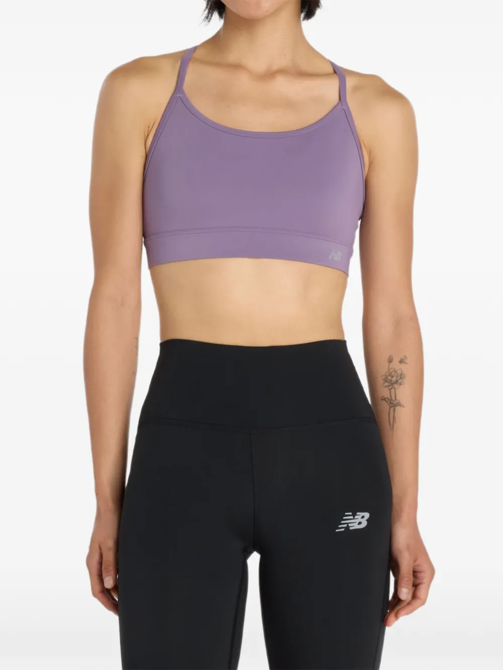 New Balance essential yoga sports bra - Violett