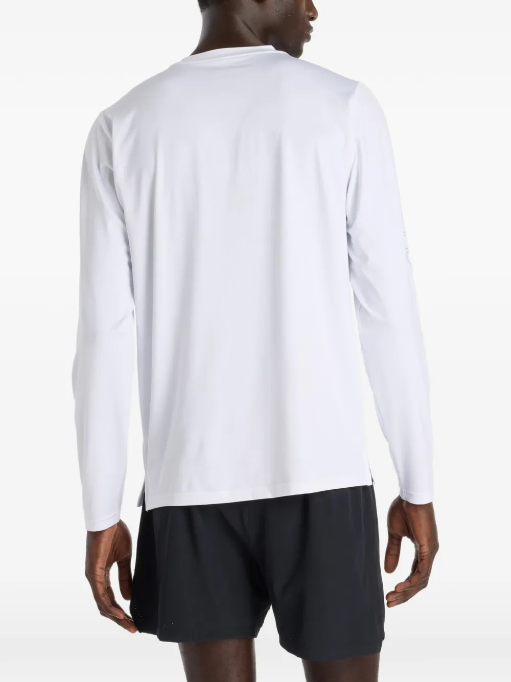 New Balance Reflecterend T-shirt met lange mouwen Wit