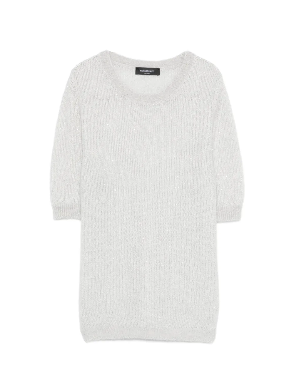 Fabiana Filippi short-sleeve sweater - Grigio