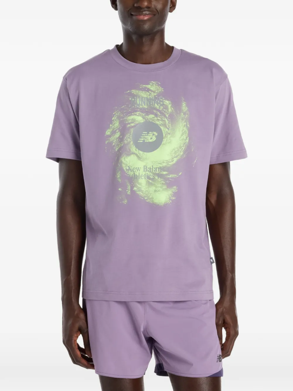 New Balance graphic-print T-shirt - Viola
