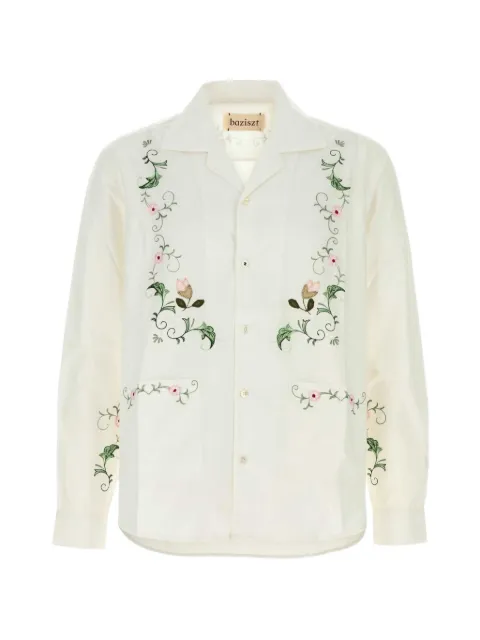 Baziszt embroidered poplin shirt