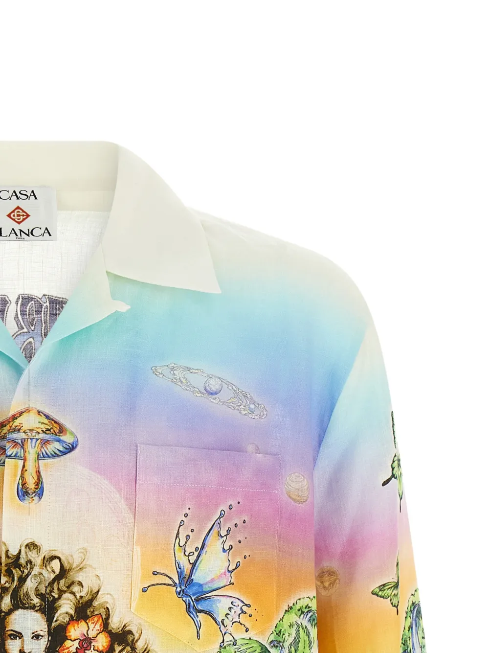  Casablanca Printed Shirt - Neutrals 