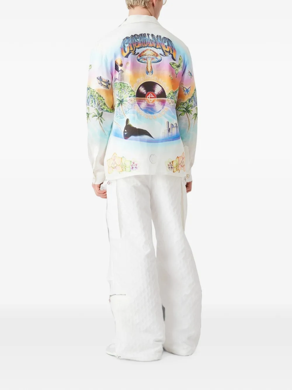 Casablanca Overhemd met print Wit