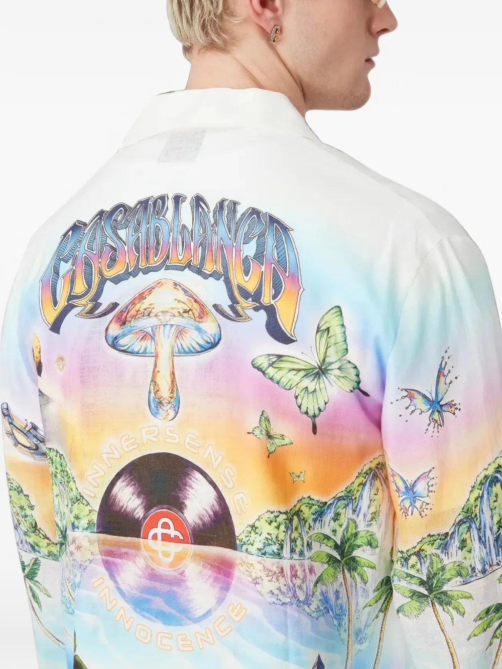 Casablanca Overhemd met print Wit