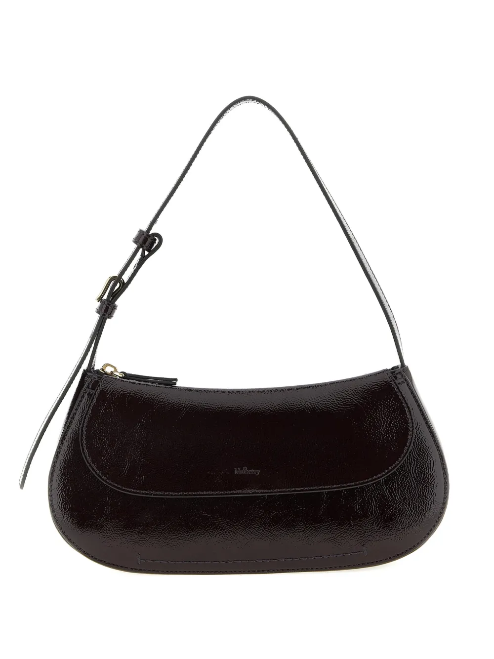 Mulberry Clovelly leather shoulder bag - Viola