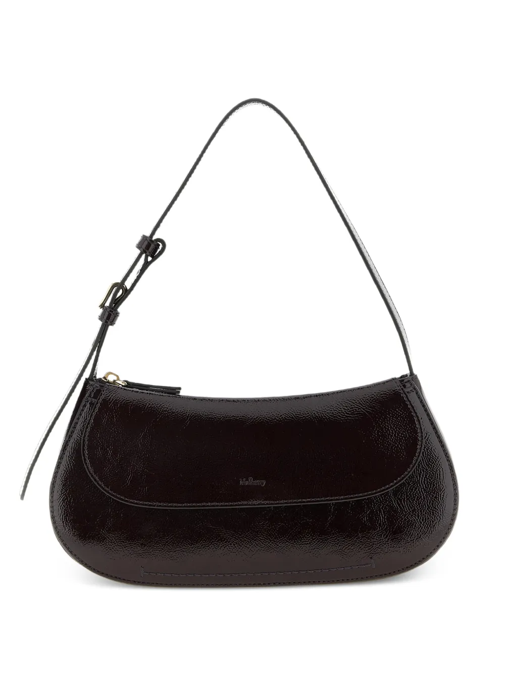 Mulberry Clovelly leather shoulder bag - Violett