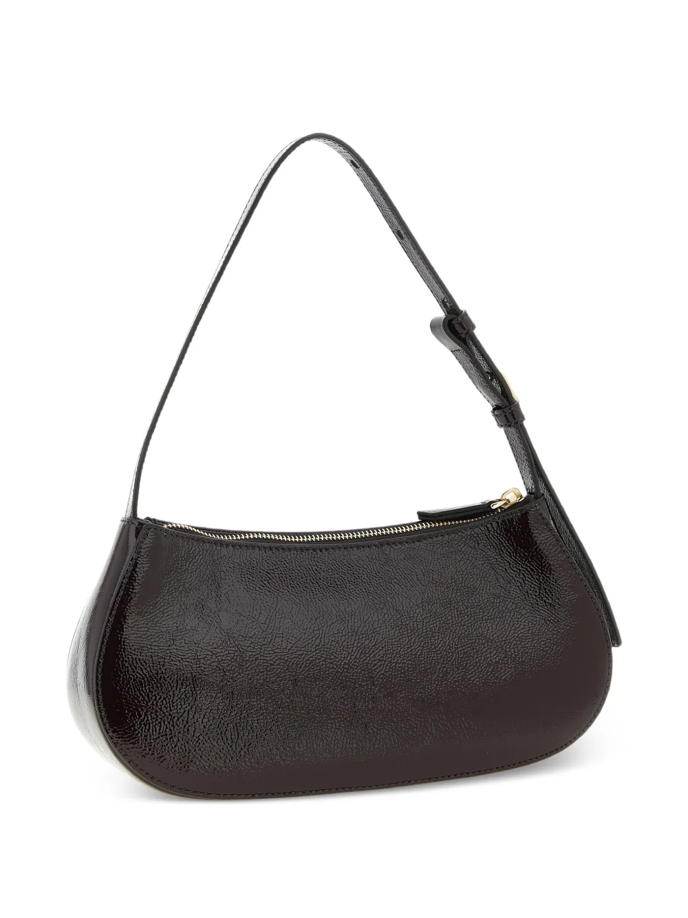 Mulberry Clovelly leren schoudertas Paars