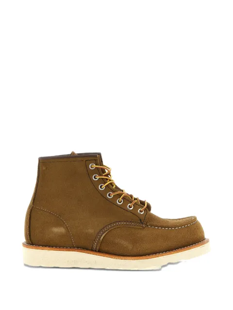 Red Wing Shoes contrasting stitching leather boots