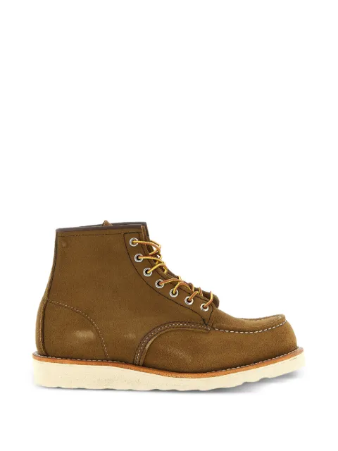 Red Wing Shoes contrasting stitching leather boots