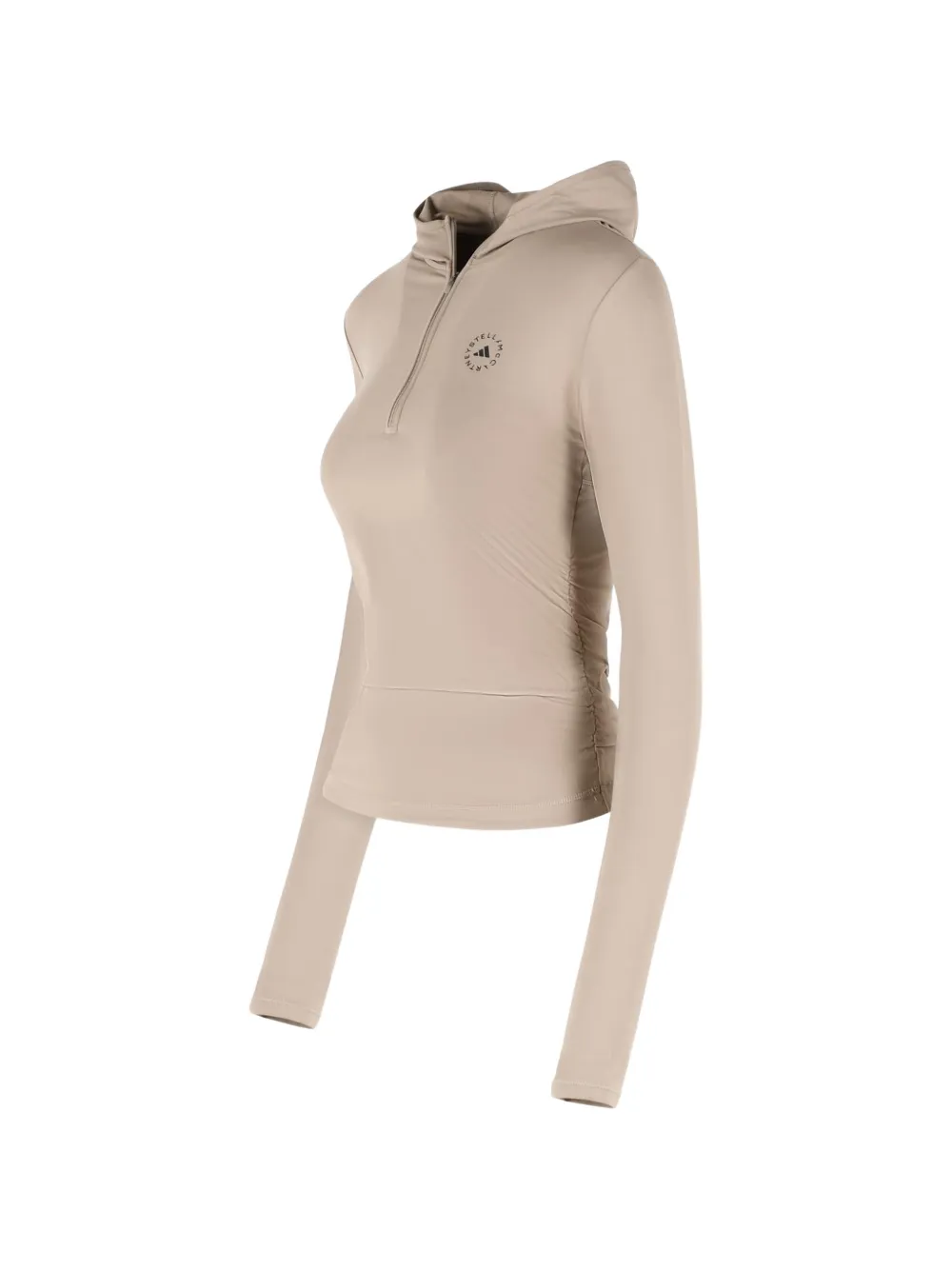 adidas by Stella McCartney Truien met capuchon en lange mouwen Beige