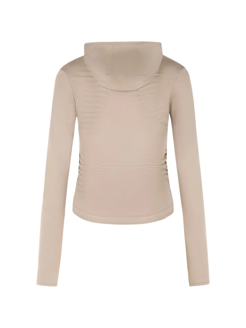 adidas by Stella McCartney Truien met capuchon en lange mouwen Beige