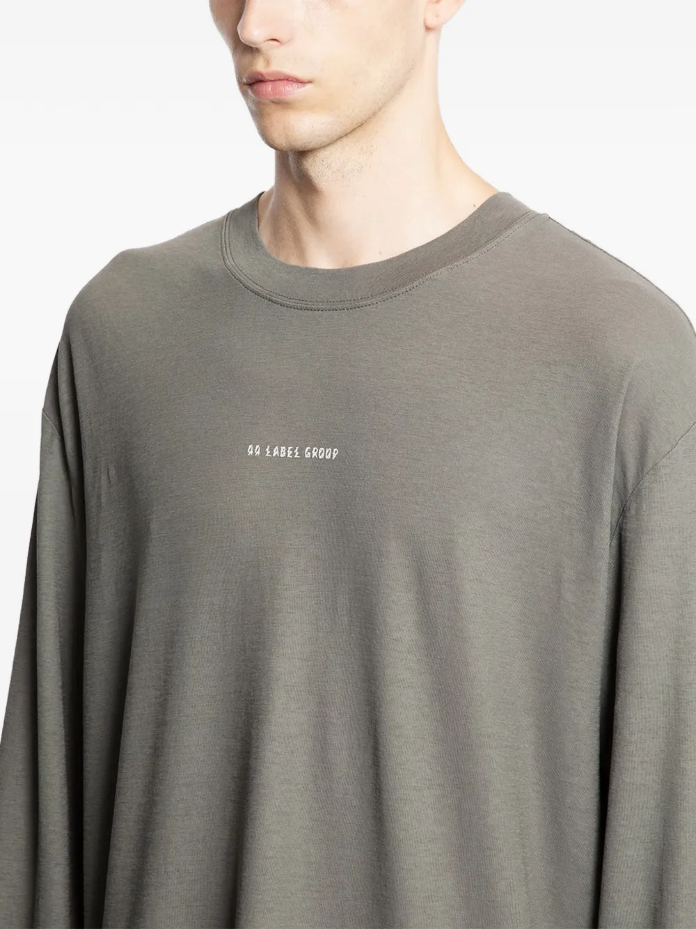 44 LABEL GROUP T-shirt met lange mouwen Grijs