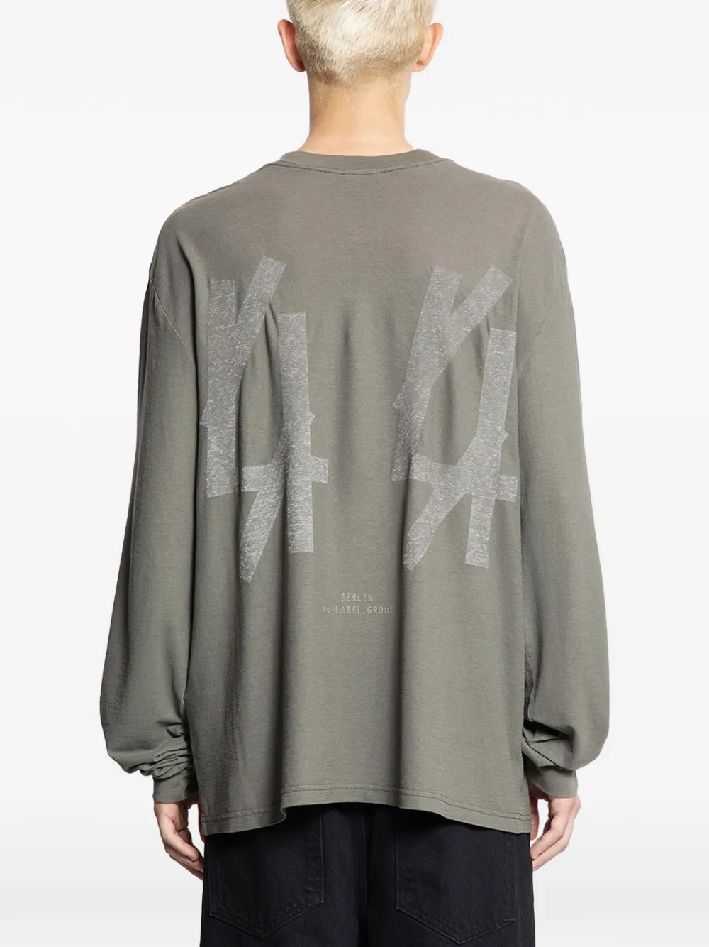  44 Label Group Long-sleeve T-shirt - Grey 
