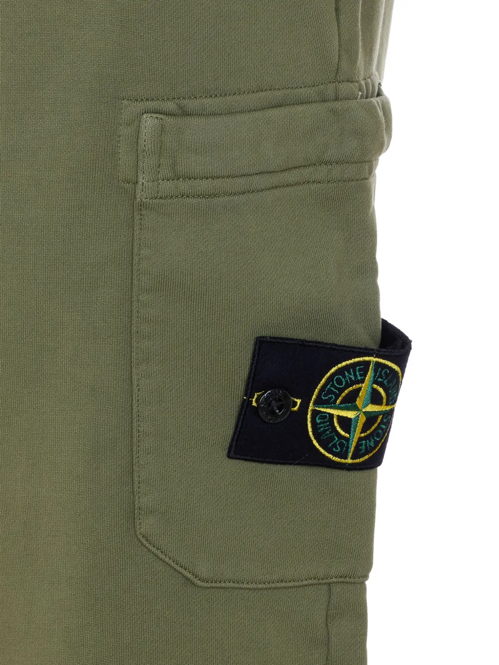 Stone Island Trainingsbroek met elastische patch Groen
