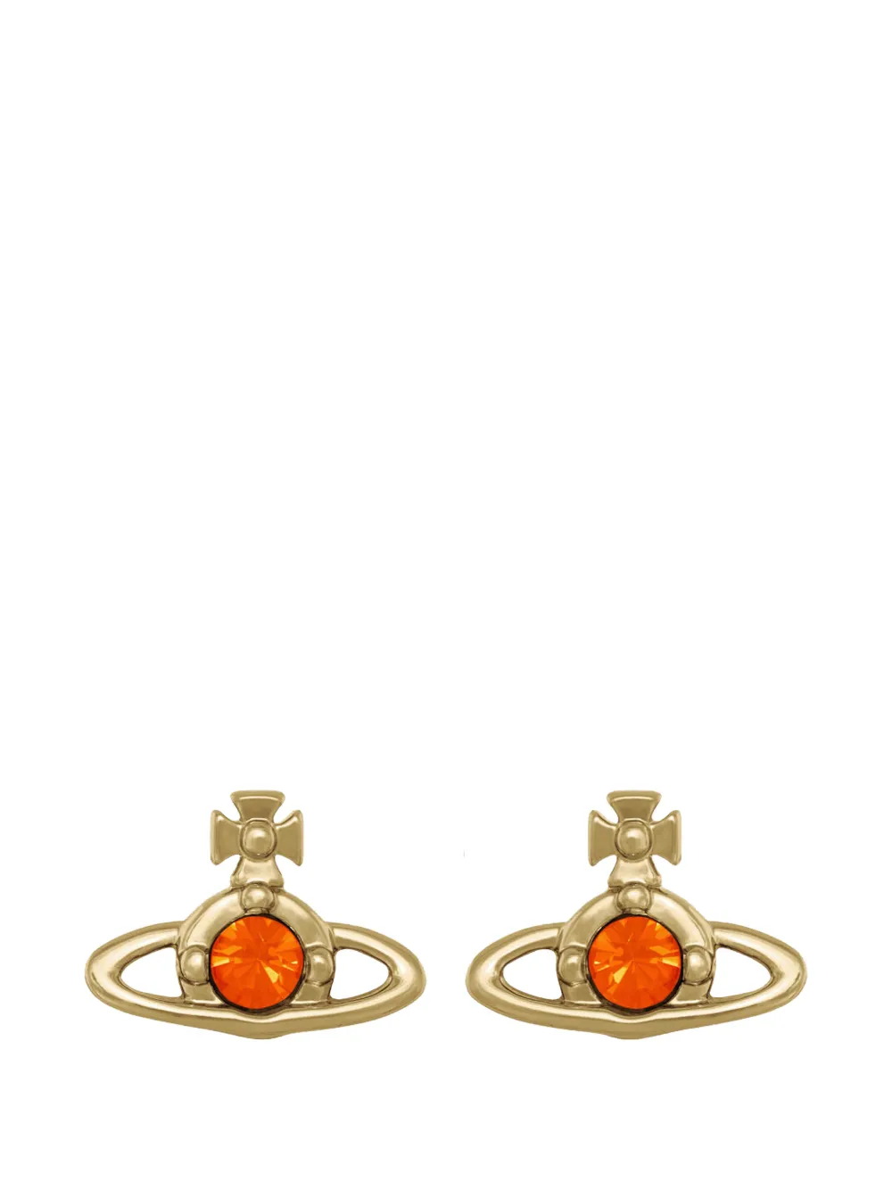Vivienne Westwood orb crystal earrings - Oro