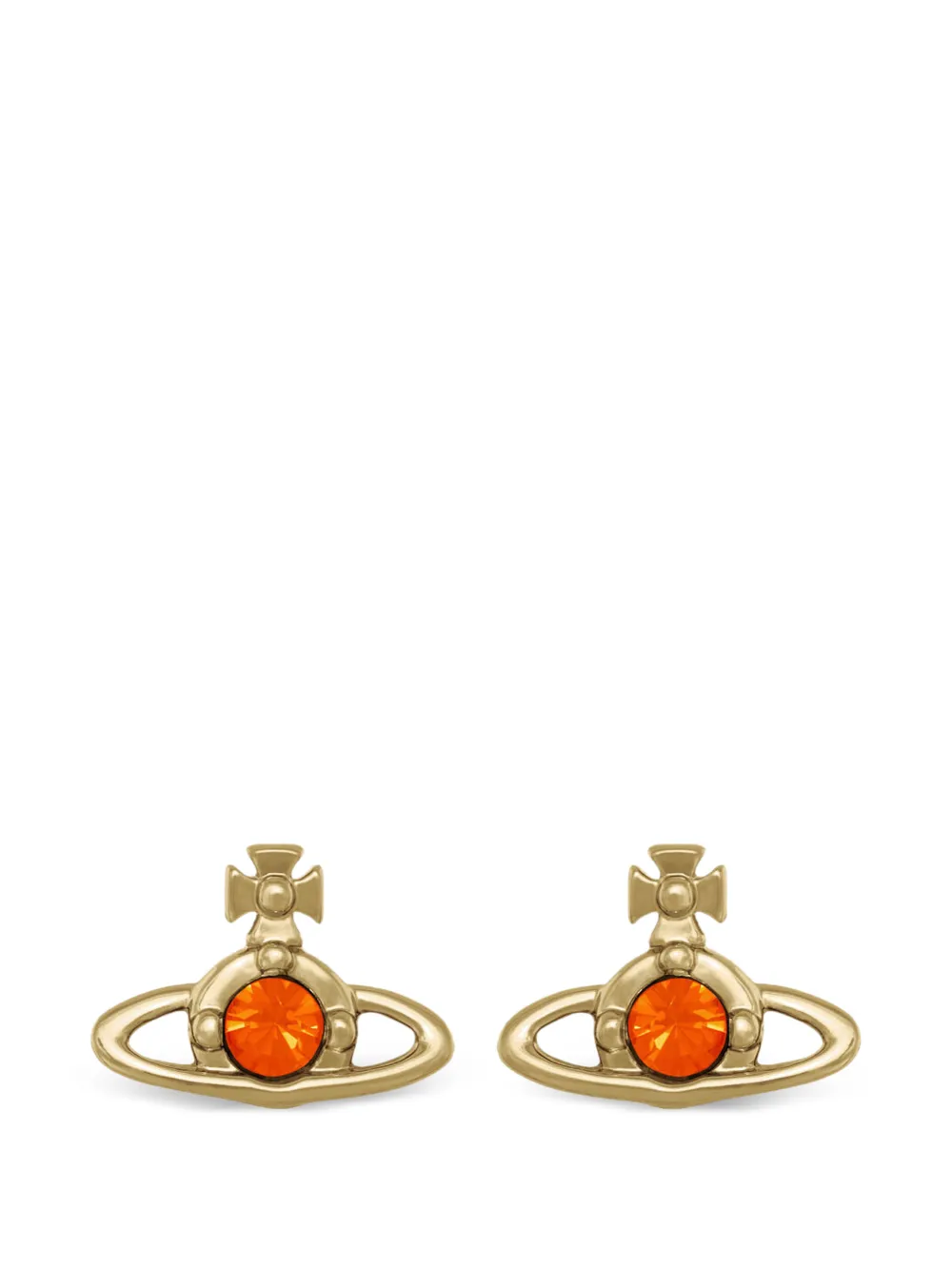 Vivienne Westwood orb crystal earrings - Oro