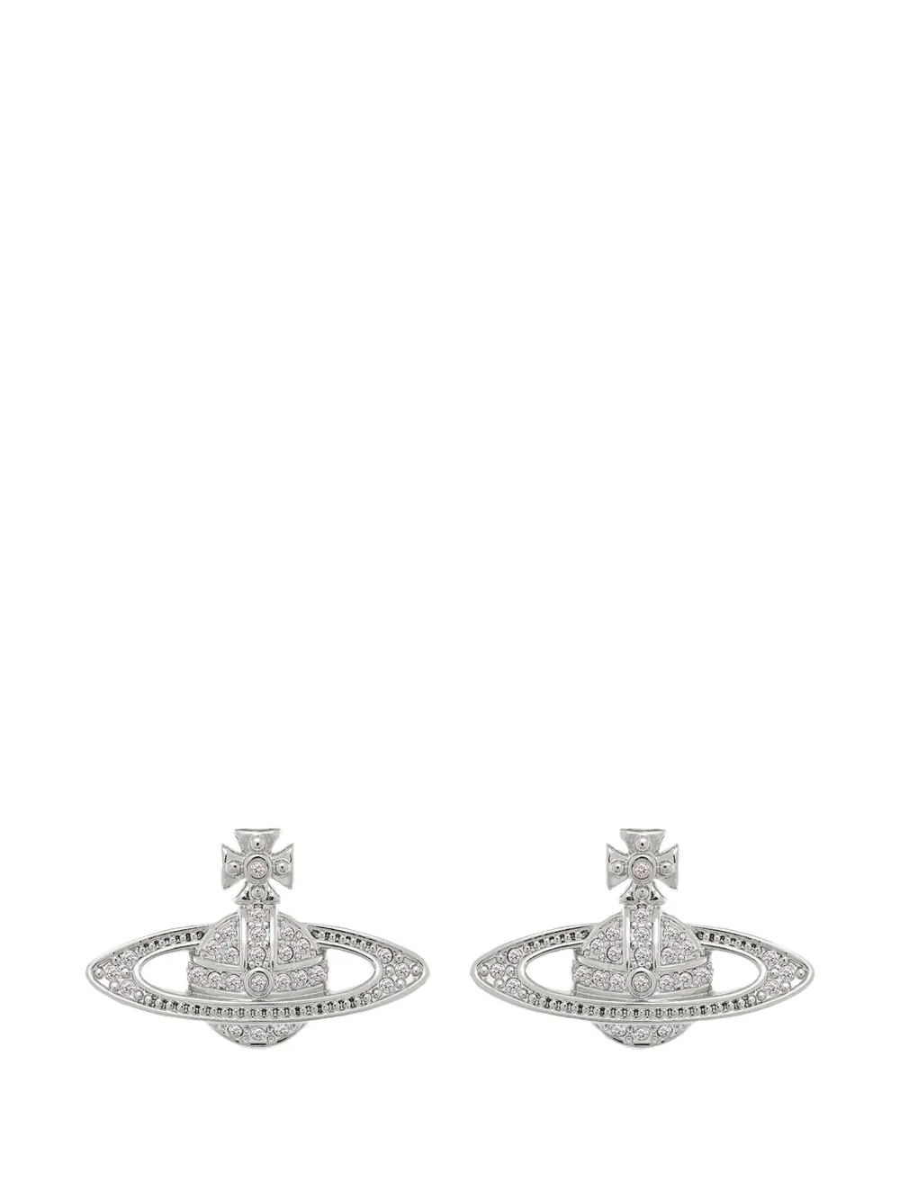 Vivienne Westwood mini Bas Relief earrings - Argento